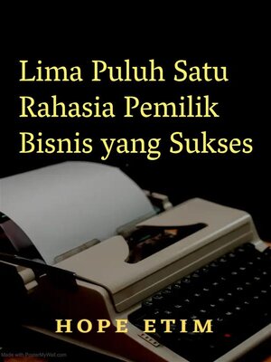 cover image of Lima Puluh Satu Rahasia Pemilik Bisnis yang Sukses